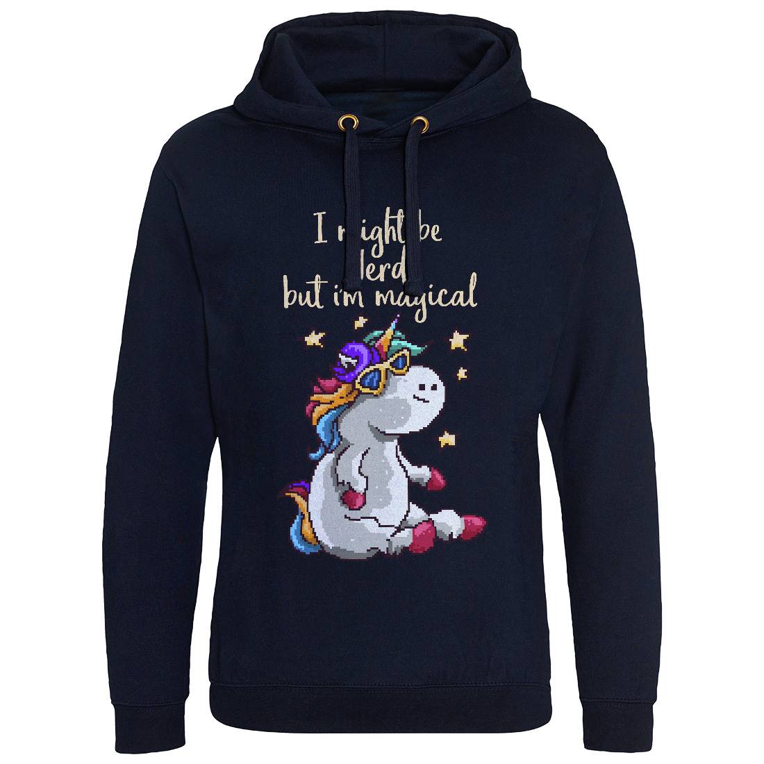 Nerd And Magical Mens Hoodie Without Pocket Retro B938