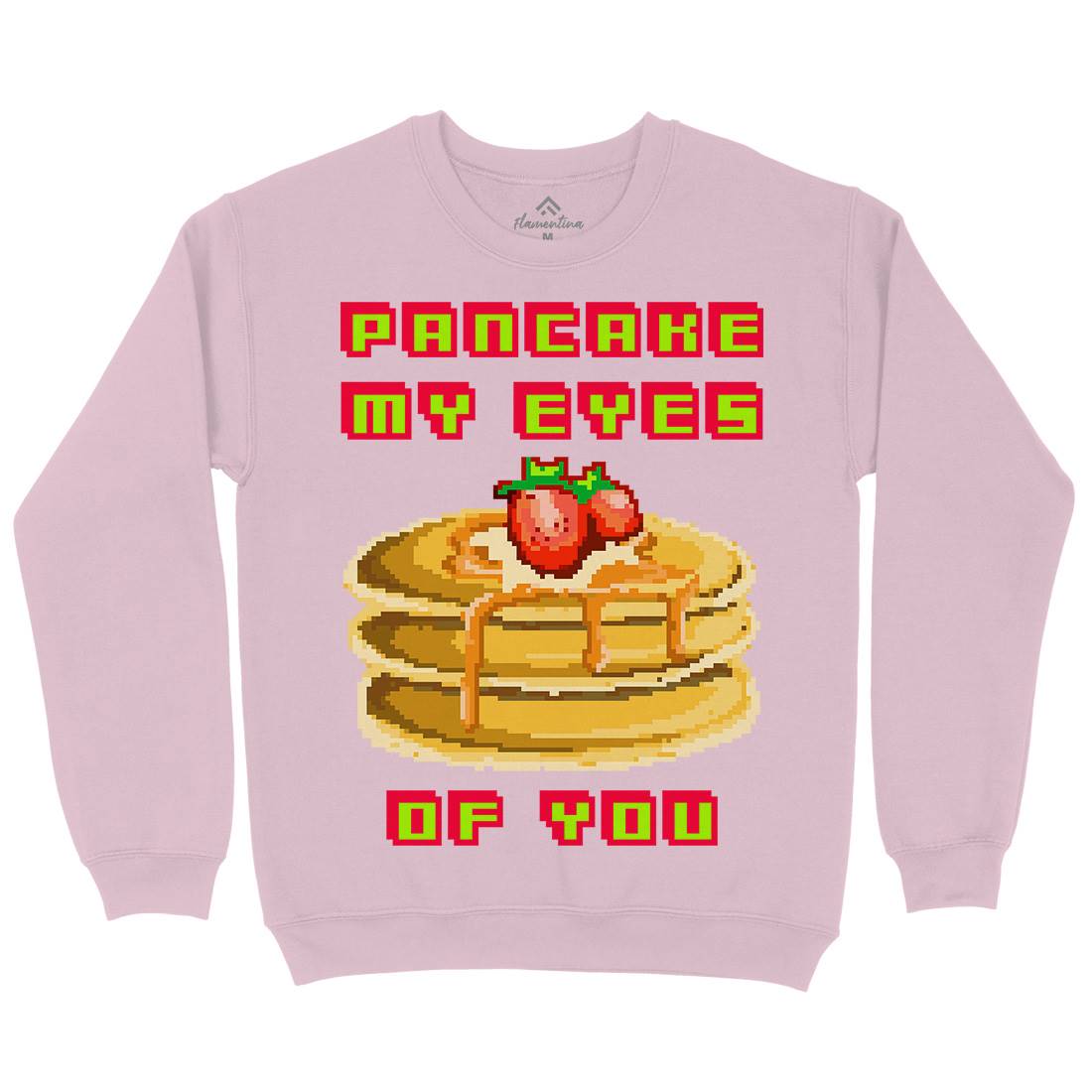 Pancake My Eyes Kids Crew Neck Sweatshirt Food B944