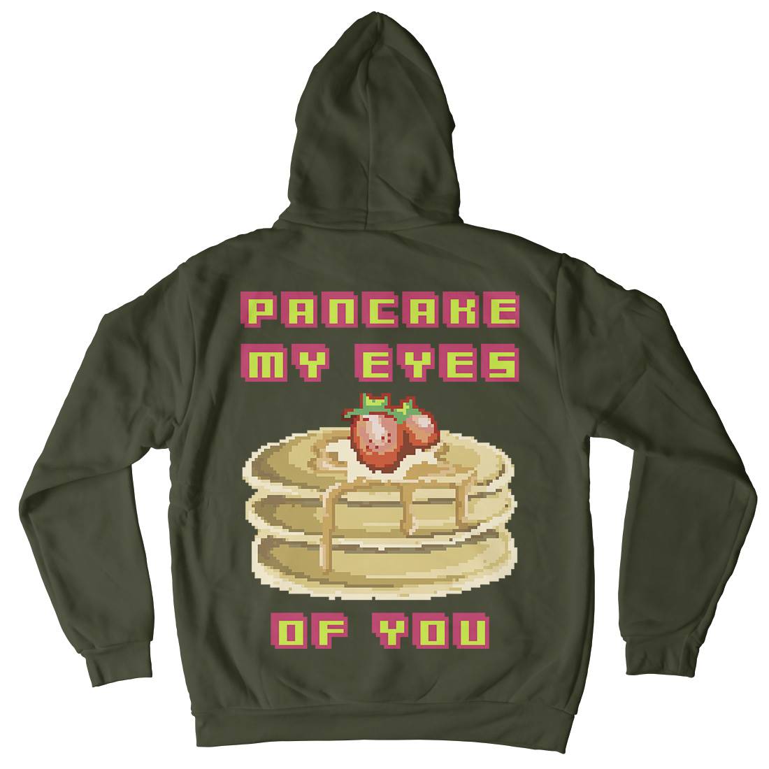 Pancake My Eyes Kids Crew Neck Hoodie Food B944