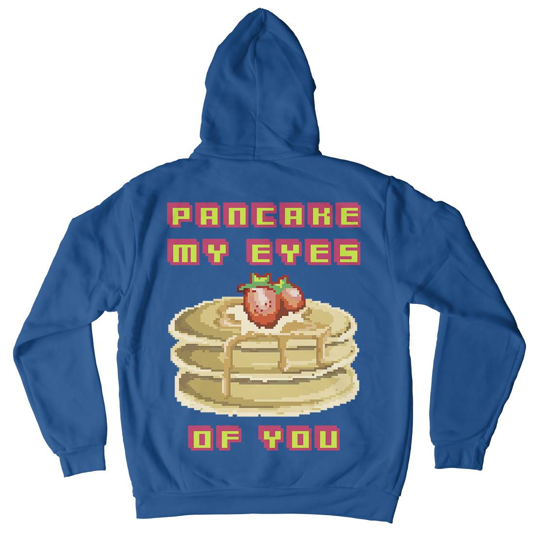 Pancake My Eyes Mens Hoodie With Pocket Food B944