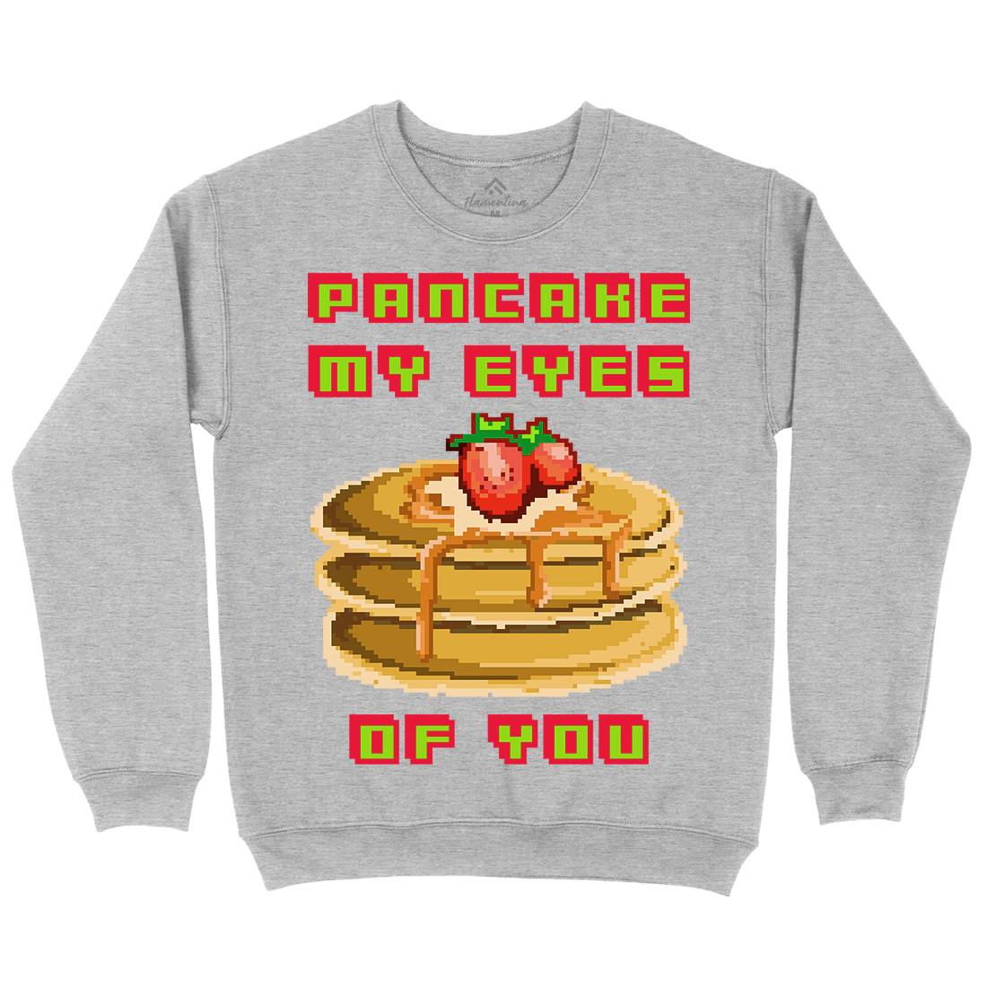 Pancake My Eyes Kids Crew Neck Sweatshirt Food B944