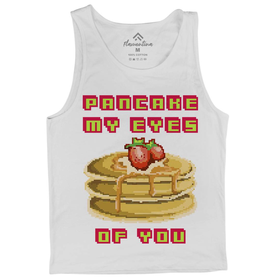 Pancake My Eyes Mens Tank Top Vest Food B944