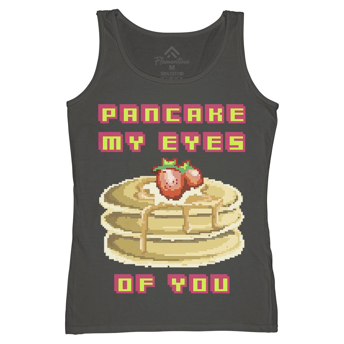 Pancake My Eyes Womens Organic Tank Top Vest Food B944