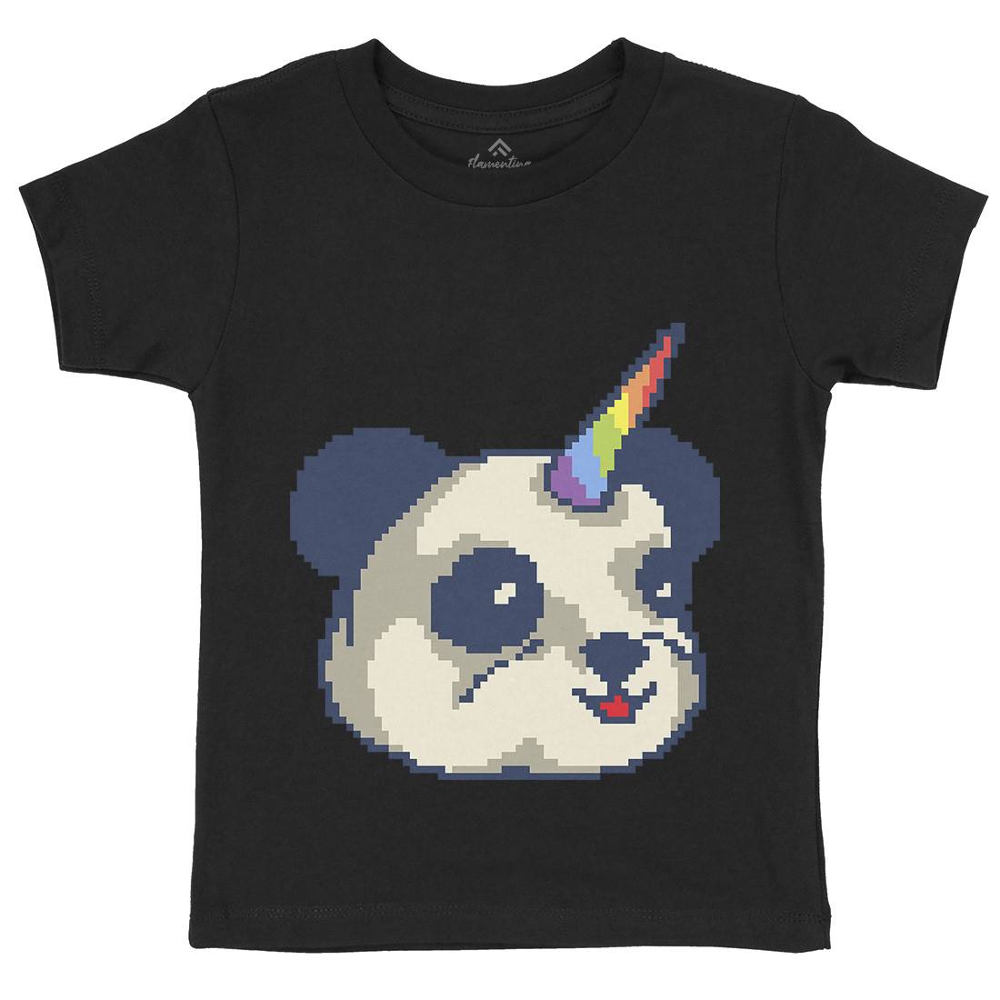 Pandacorn Kids Crew Neck T-Shirt Animals B945