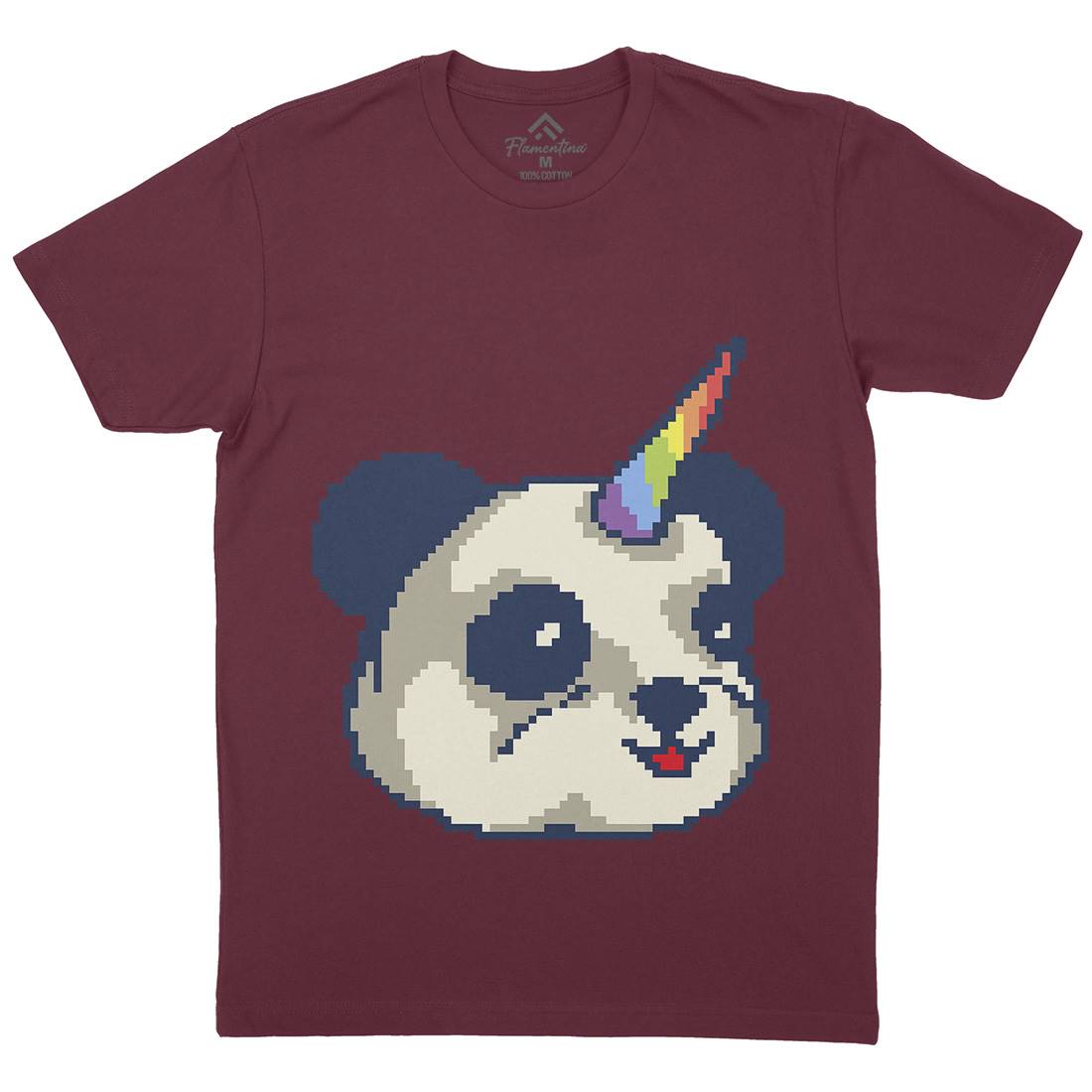 Pandacorn Mens Crew Neck T-Shirt Animals B945