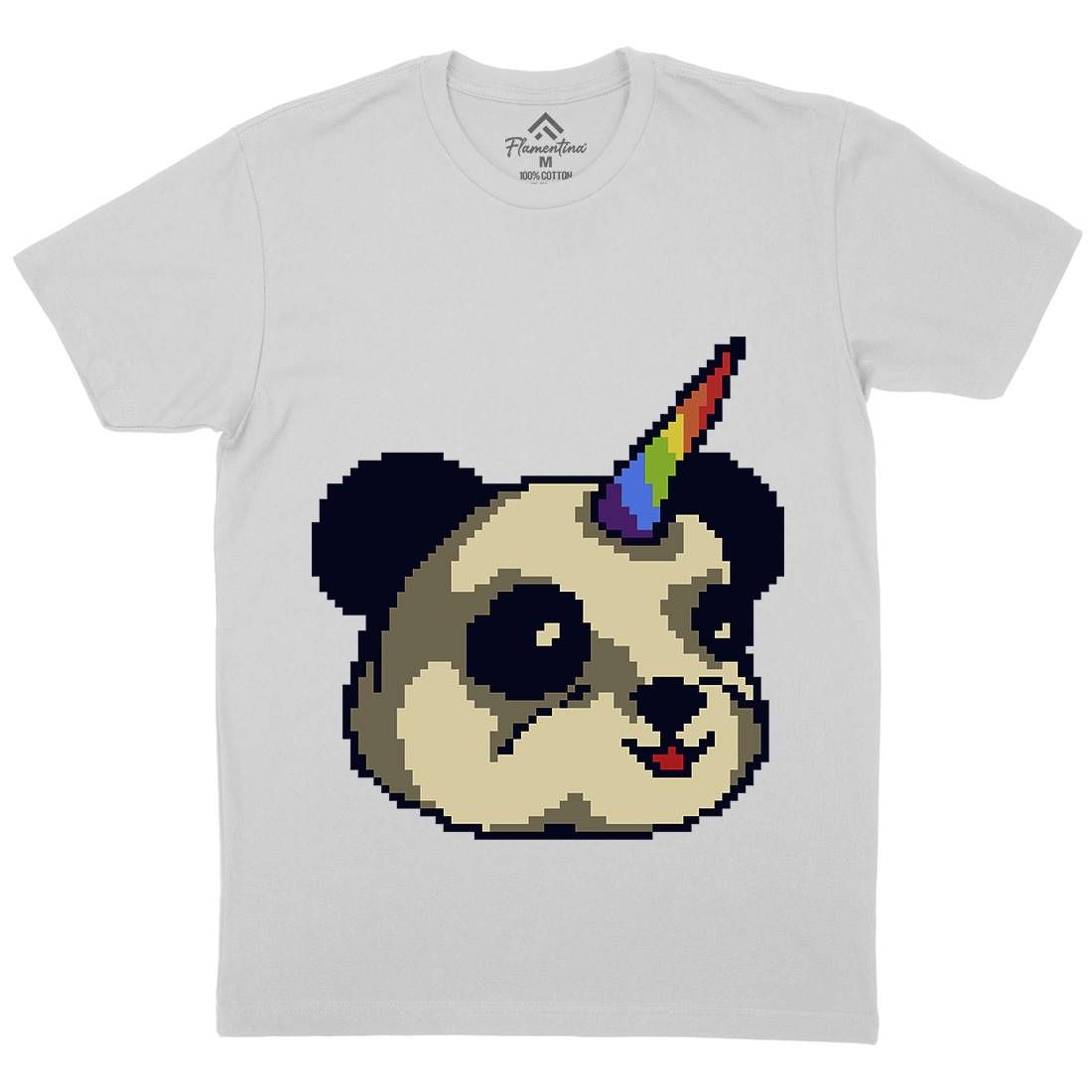 Pandacorn Mens Crew Neck T-Shirt Animals B945