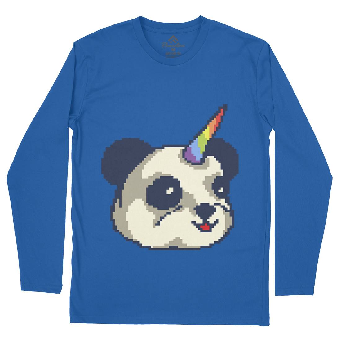 Pandacorn Mens Long Sleeve T-Shirt Animals B945