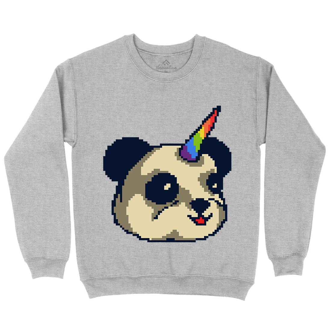 Pandacorn Mens Crew Neck Sweatshirt Animals B945