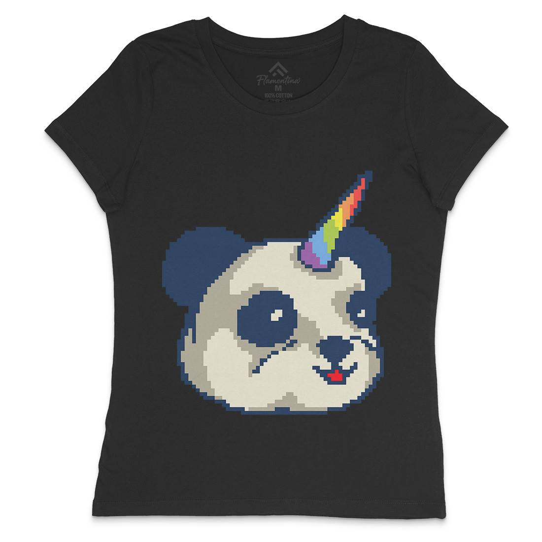 Pandacorn Womens Crew Neck T-Shirt Animals B945