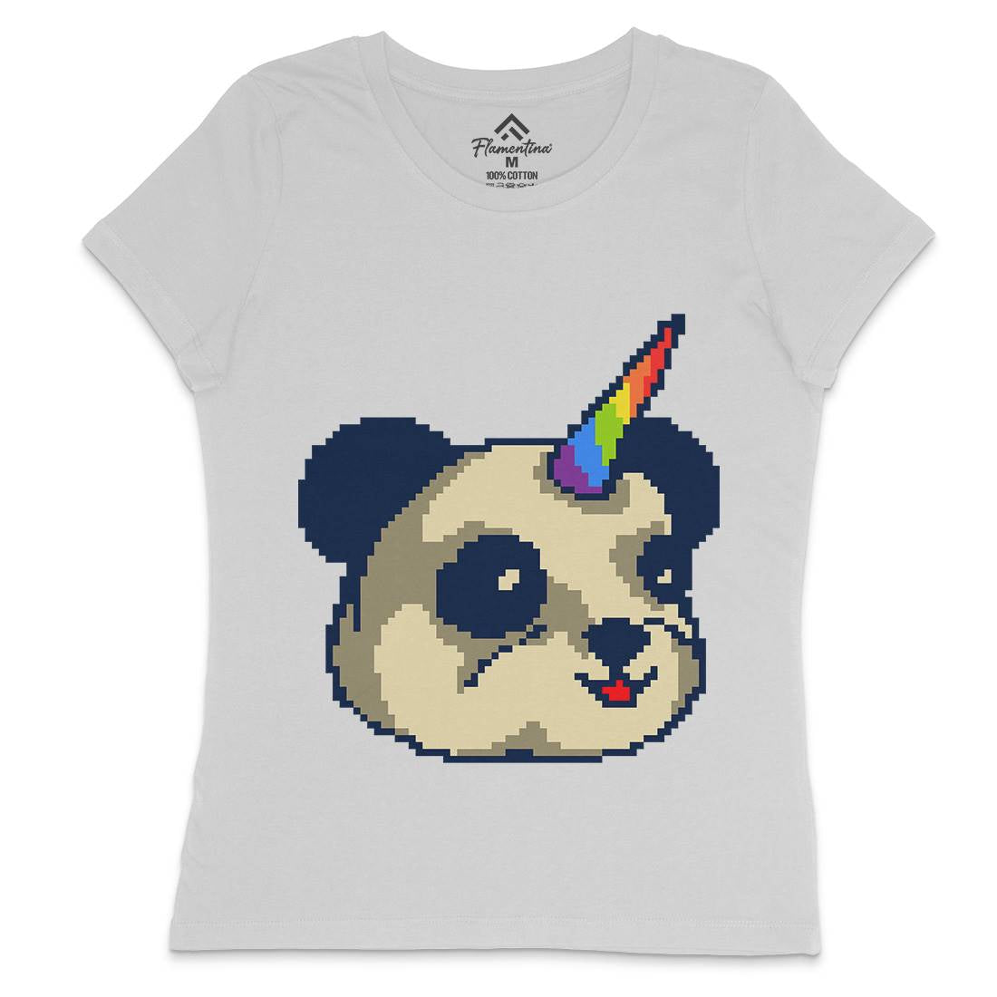 Pandacorn Womens Crew Neck T-Shirt Animals B945