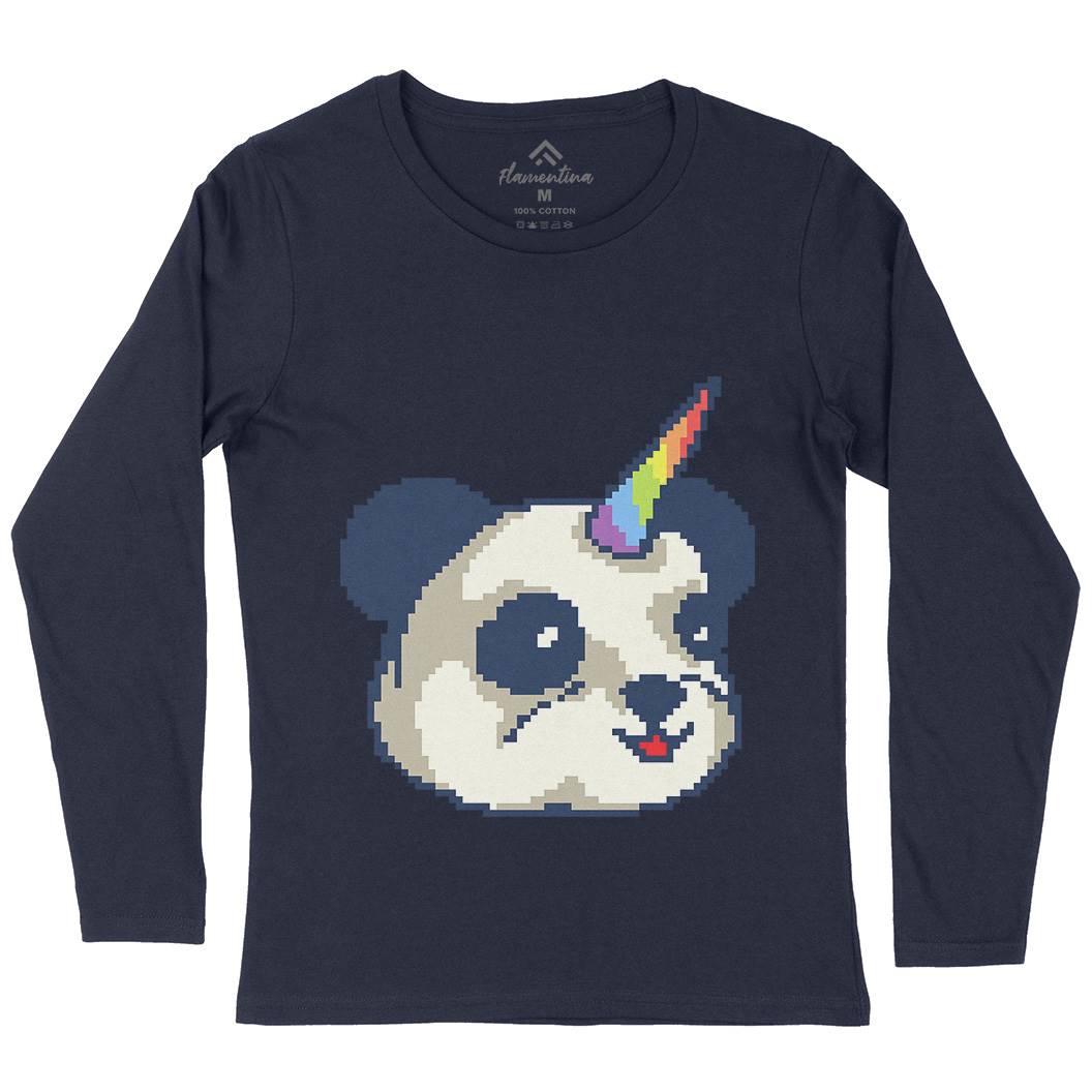 Pandacorn Womens Long Sleeve T-Shirt Animals B945