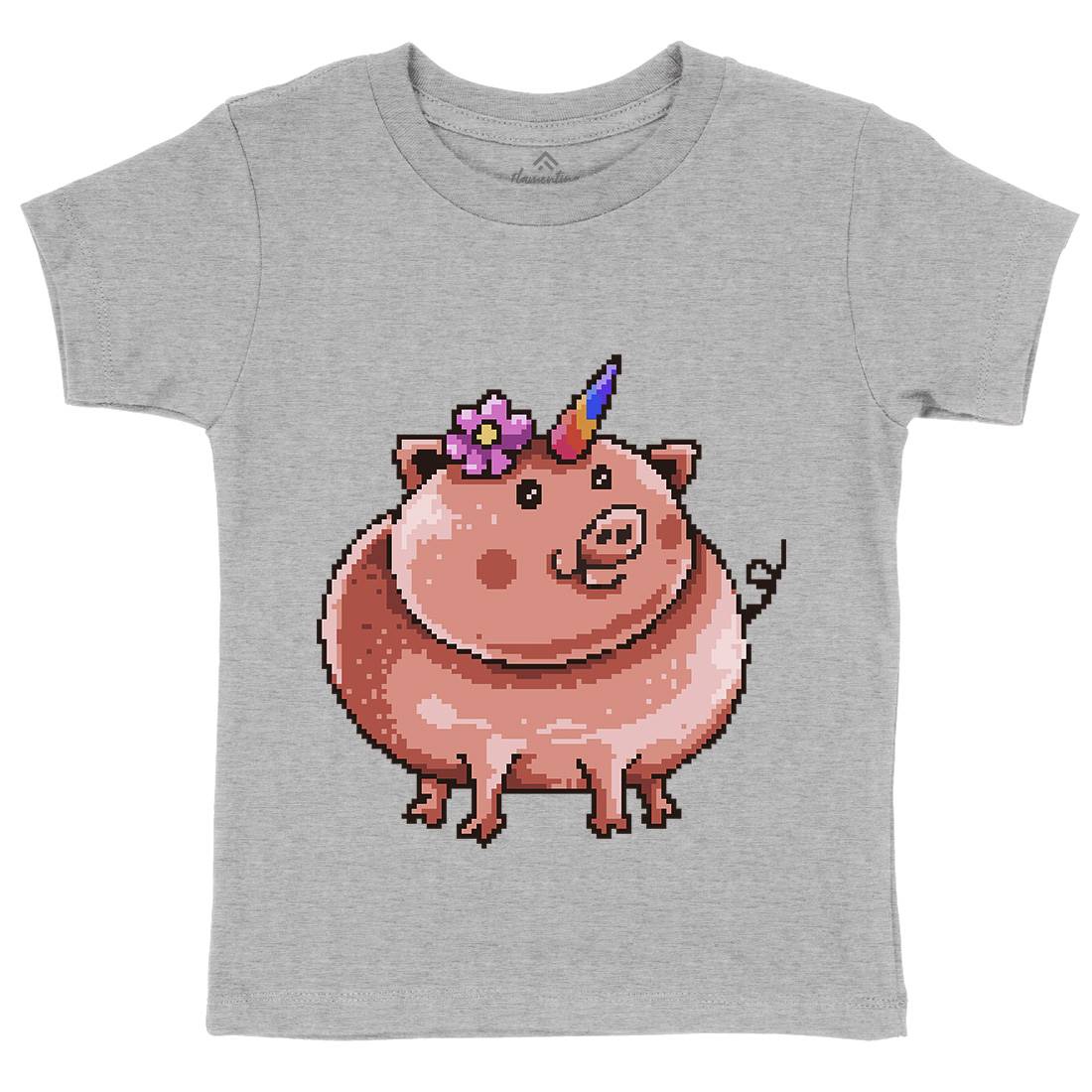 Piggycorn Kids Crew Neck T-Shirt Animals B946