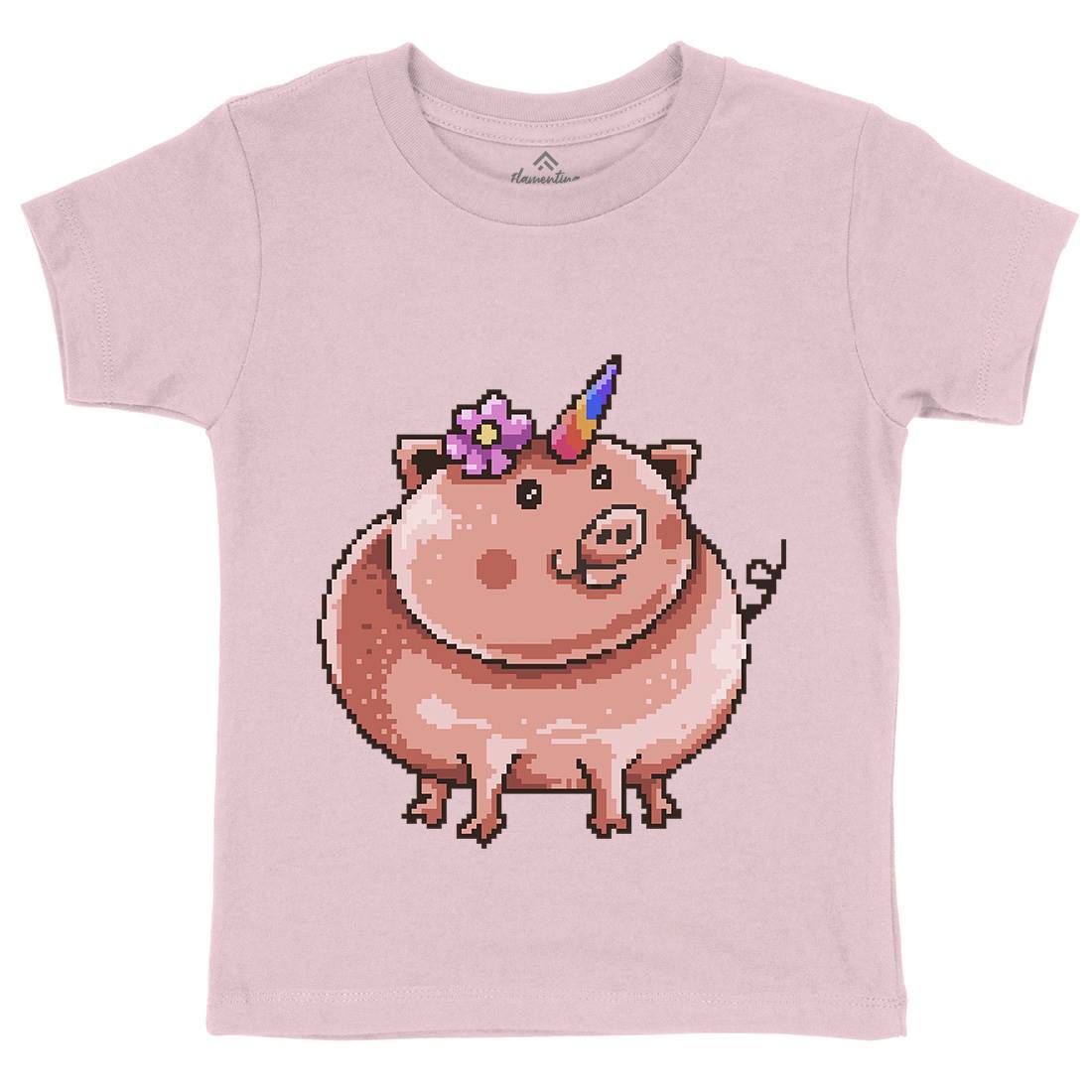 Piggycorn Kids Crew Neck T-Shirt Animals B946