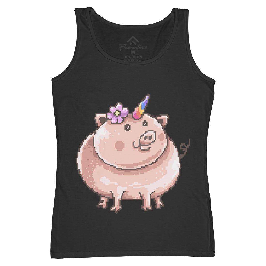 Piggycorn Womens Organic Tank Top Vest Animals B946