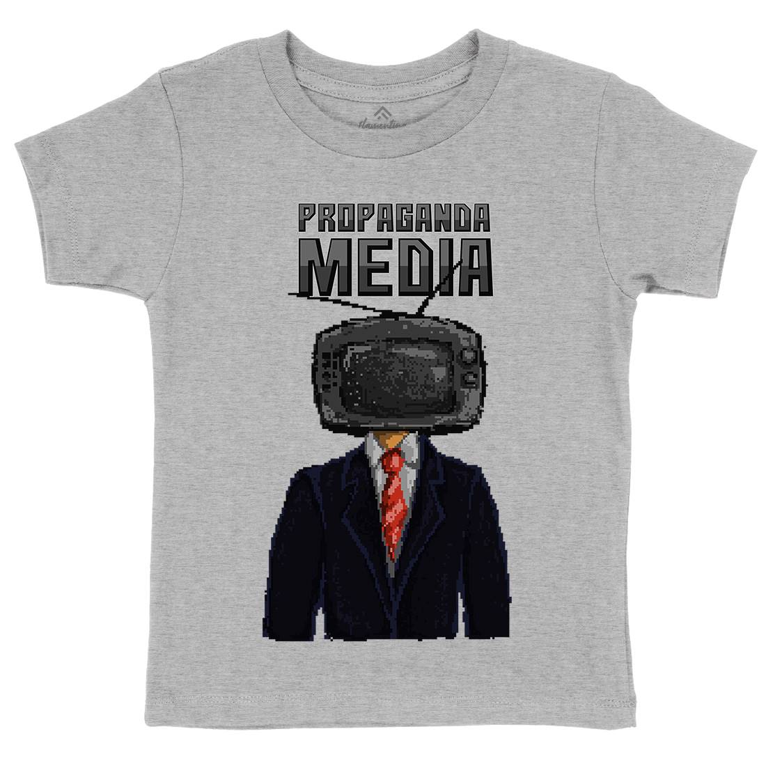 Propaganda Kids Organic Crew Neck T-Shirt Illuminati B948