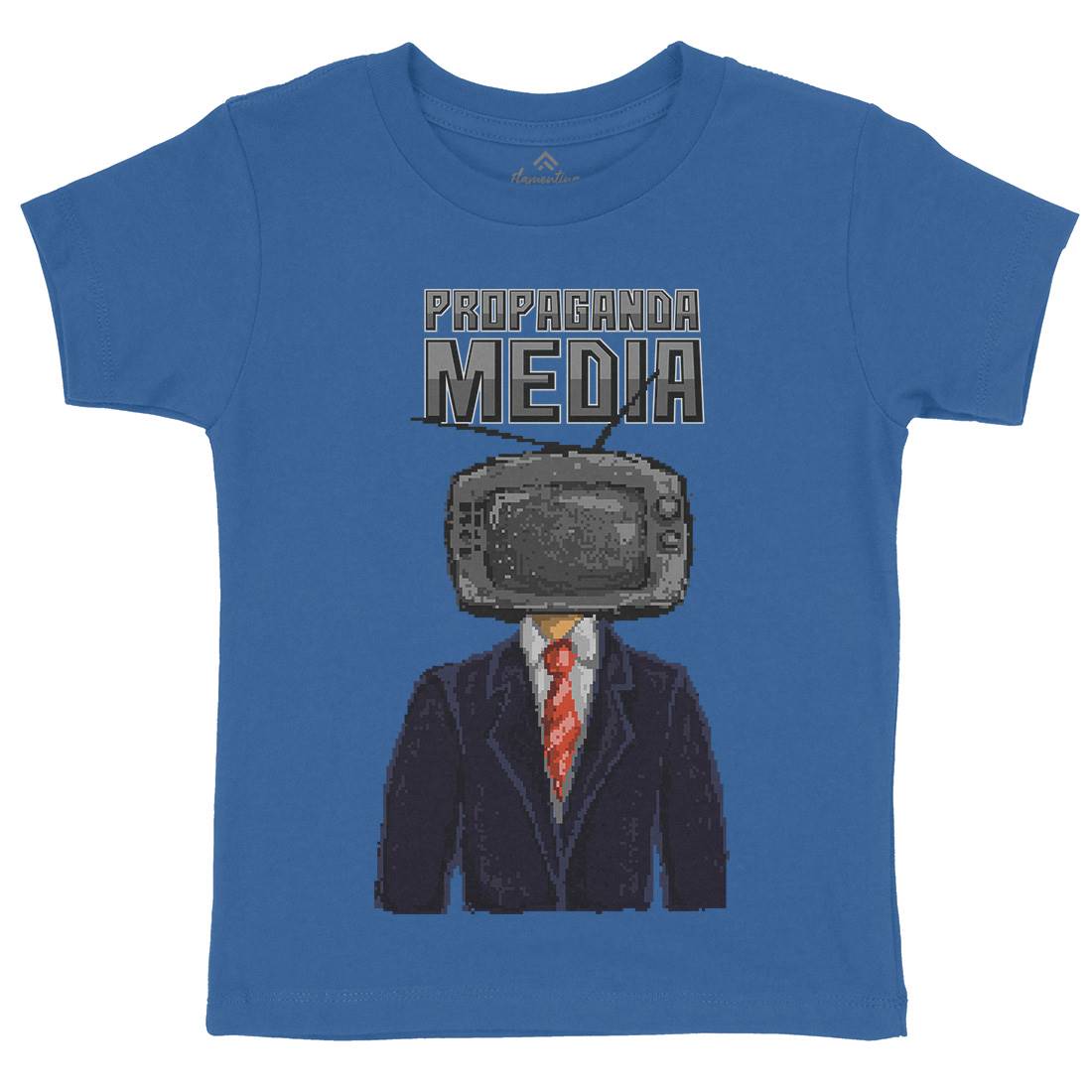 Propaganda Kids Organic Crew Neck T-Shirt Illuminati B948