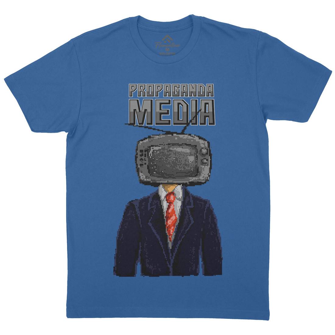 Propaganda Mens Crew Neck T-Shirt Illuminati B948