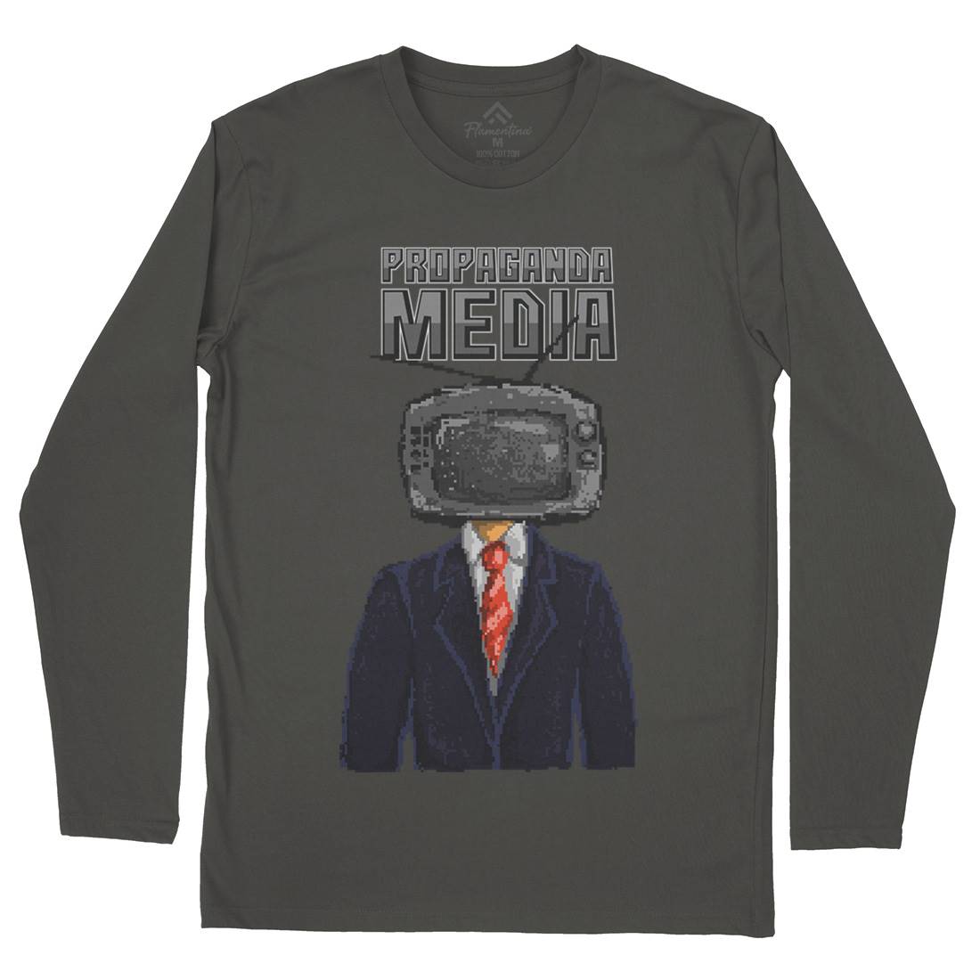 Propaganda Mens Long Sleeve T-Shirt Illuminati B948