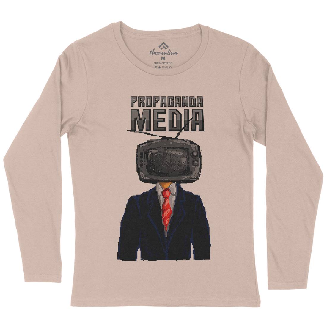 Propaganda Womens Long Sleeve T-Shirt Illuminati B948