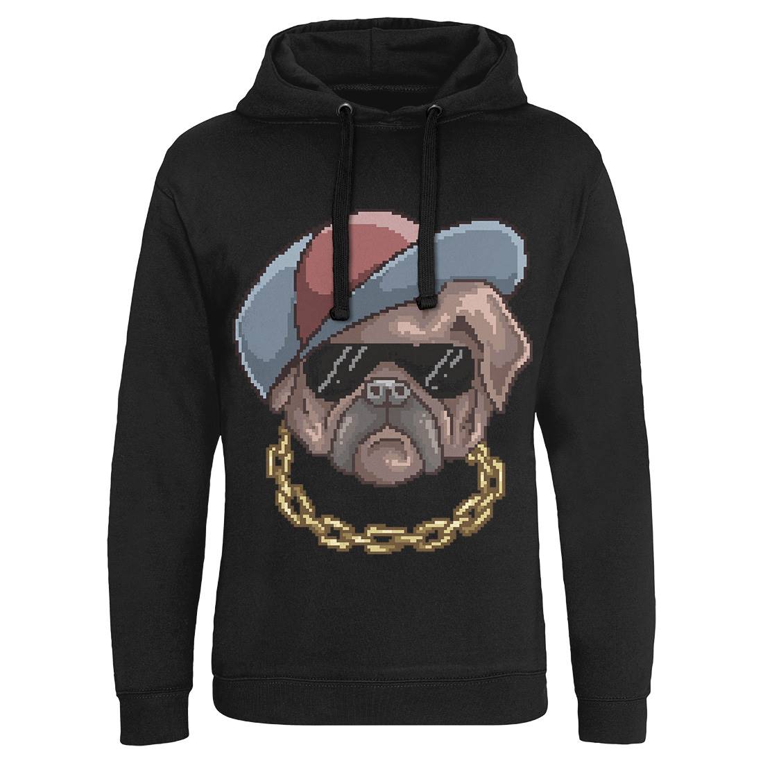 Pug Life Mens Hoodie Without Pocket Animals B949