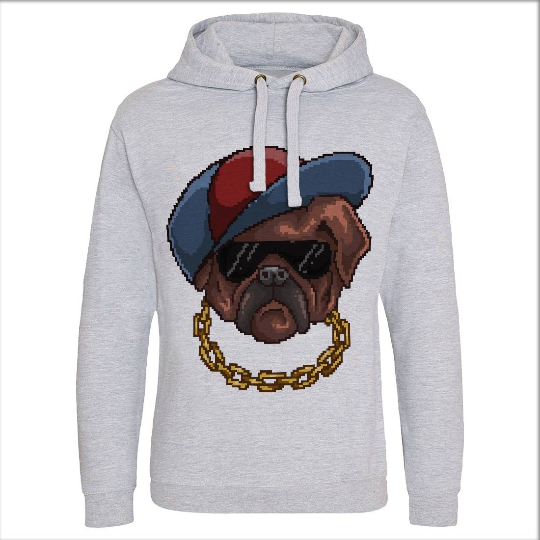 Pug Life Mens Hoodie Without Pocket Animals B949