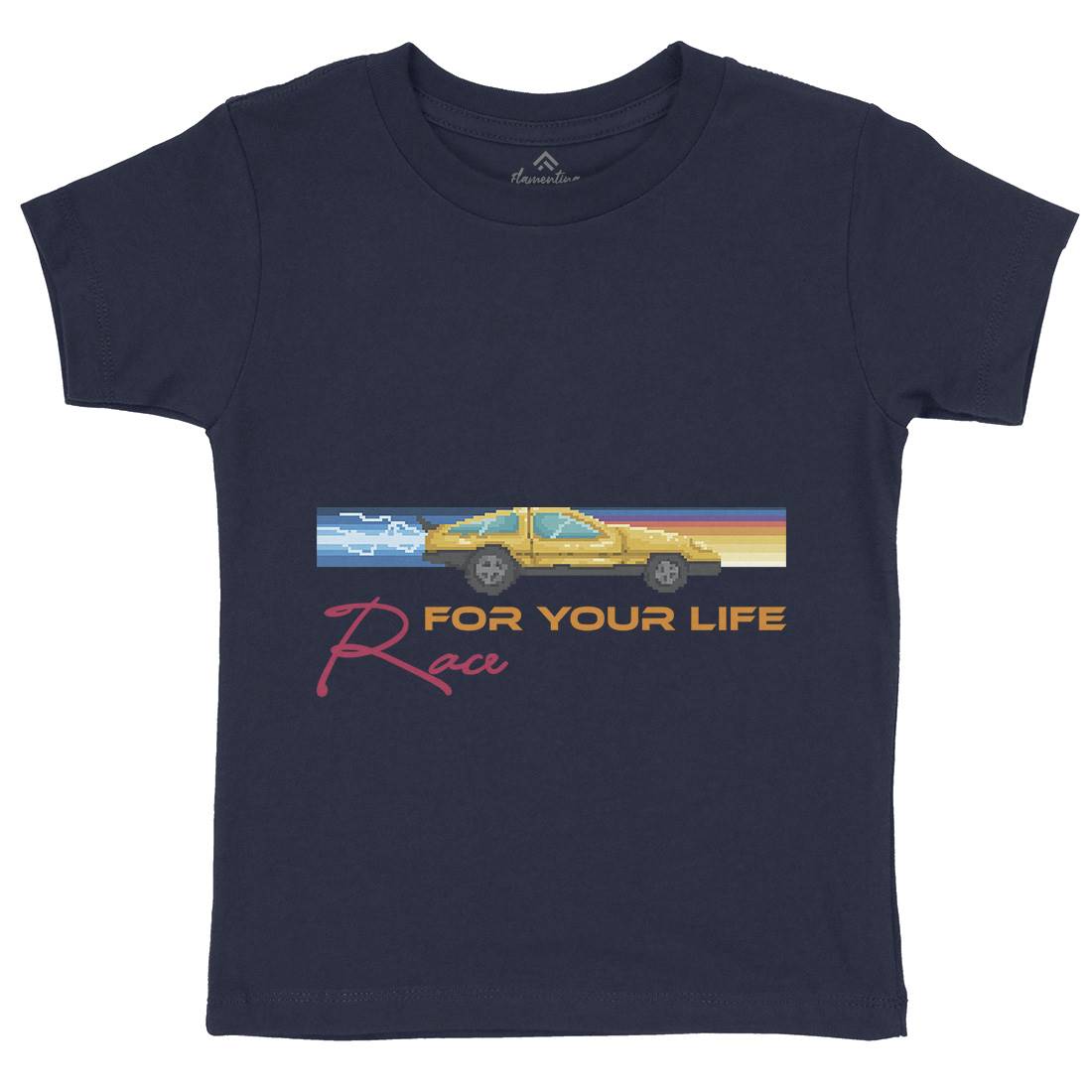 Race For Your Life Kids Organic Crew Neck T-Shirt Cars B951