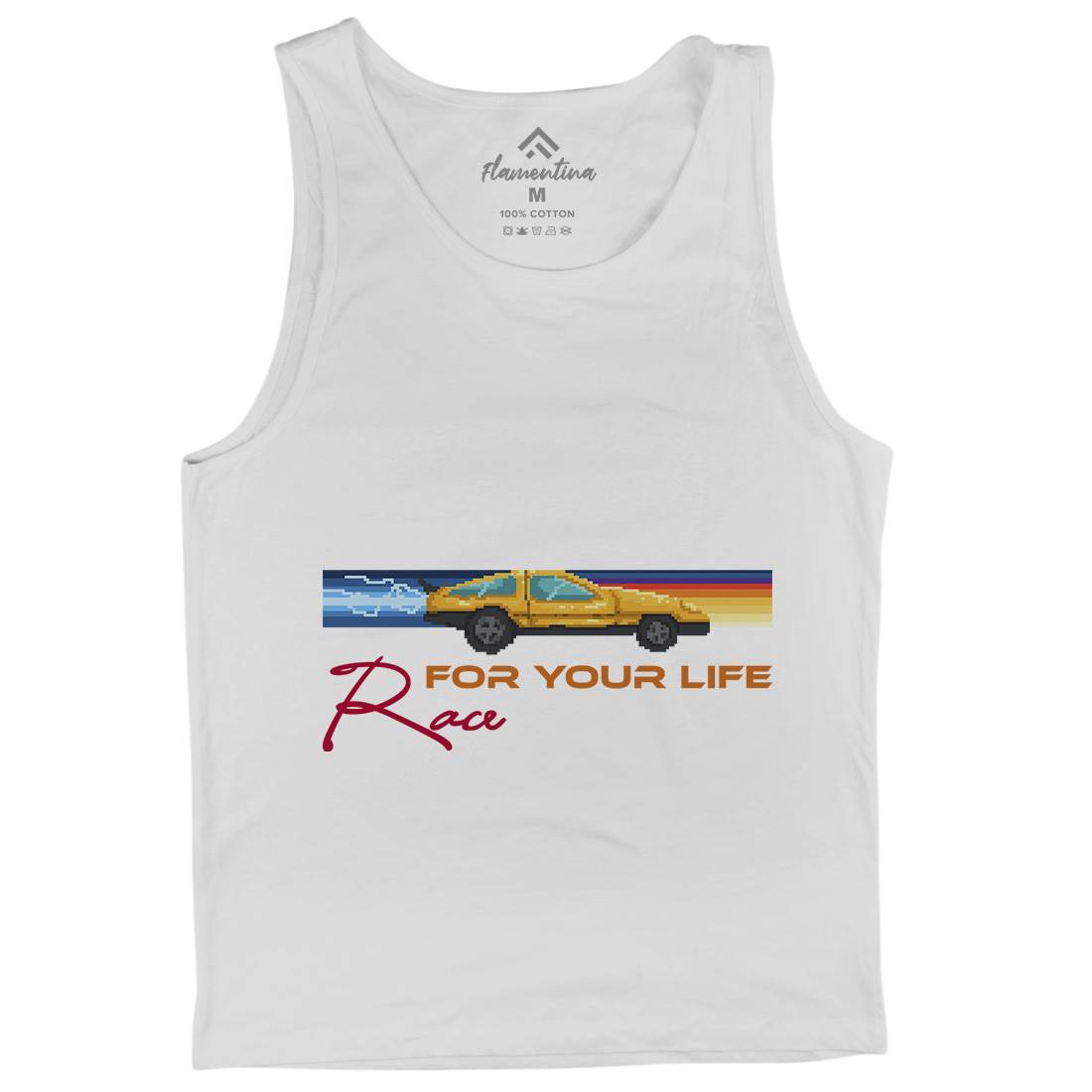 Race For Your Life Mens Tank Top Vest Cars B951