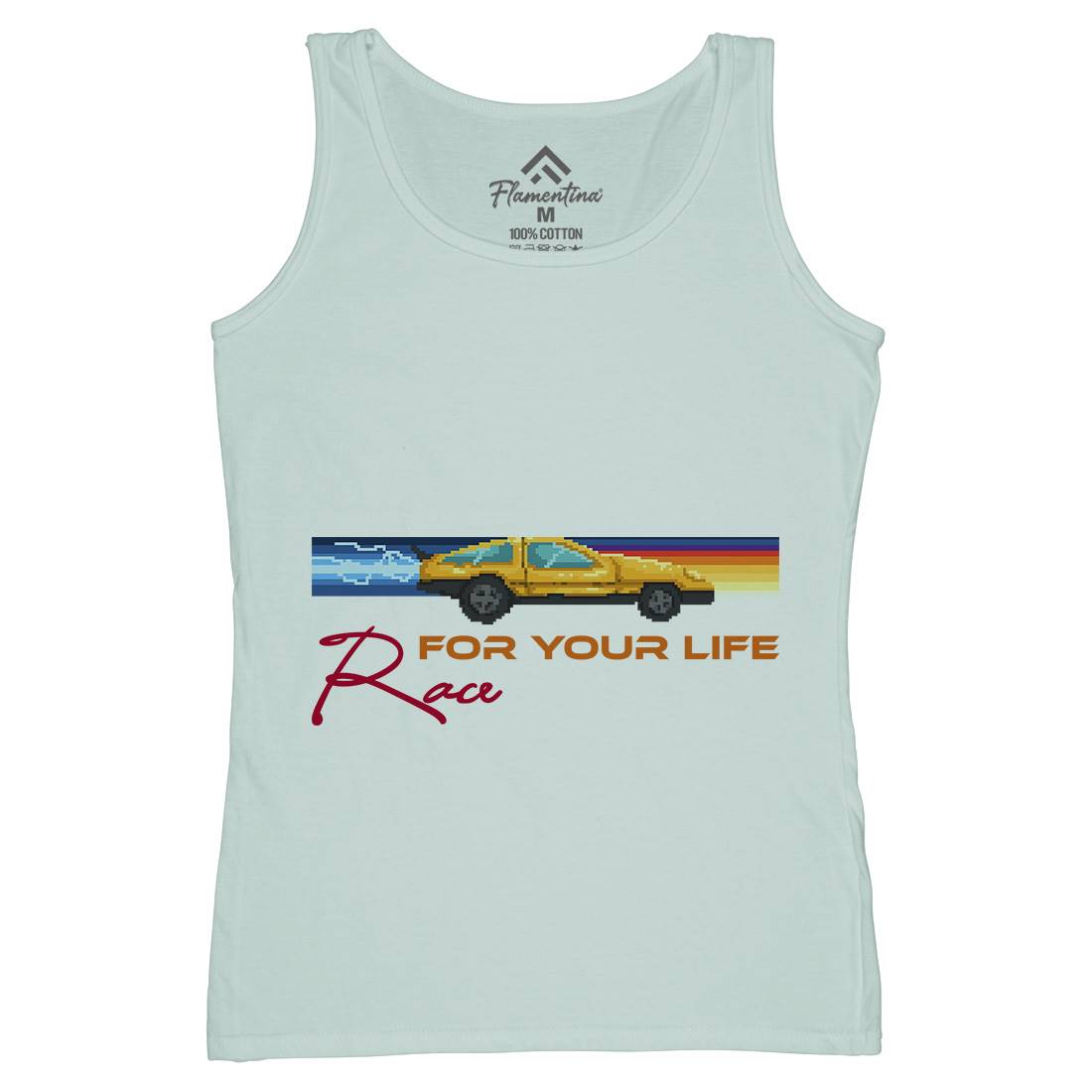 Race For Your Life Womens Organic Tank Top Vest Cars B951
