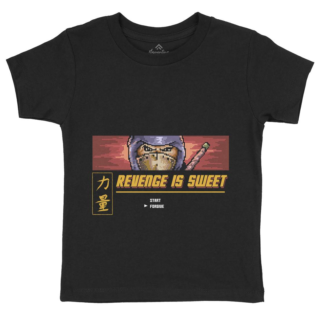Revenge Is Sweet Kids Crew Neck T-Shirt Geek B953