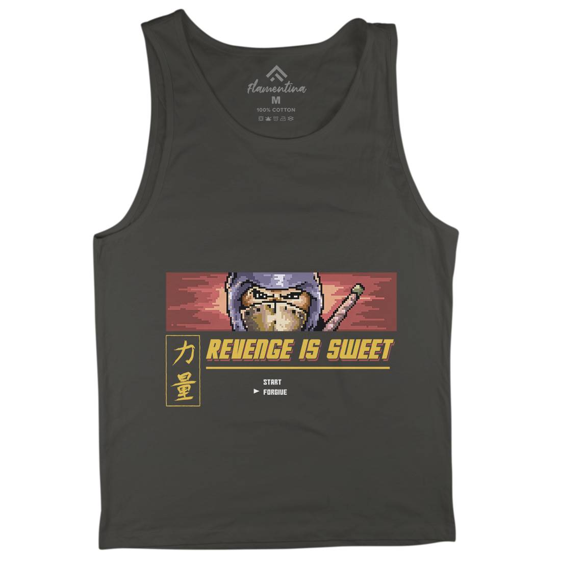 Revenge Is Sweet Mens Tank Top Vest Geek B953