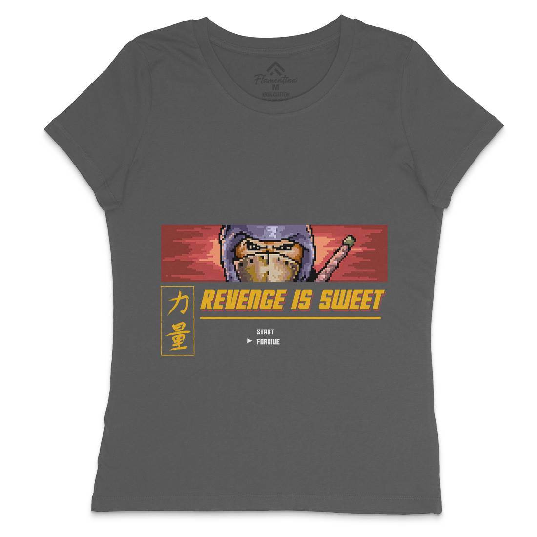 Revenge Is Sweet Womens Crew Neck T-Shirt Geek B953