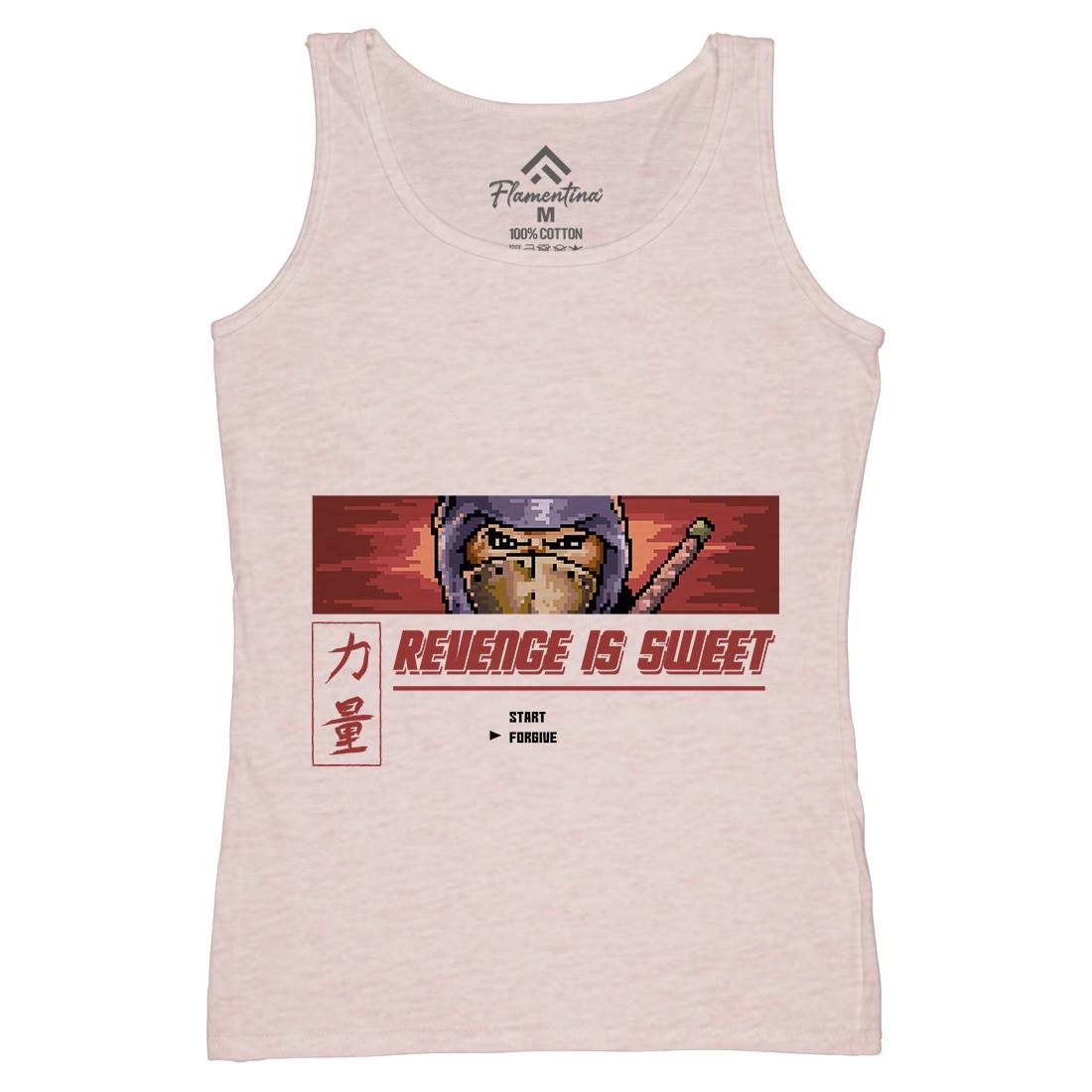 Revenge Is Sweet Womens Organic Tank Top Vest Geek B953
