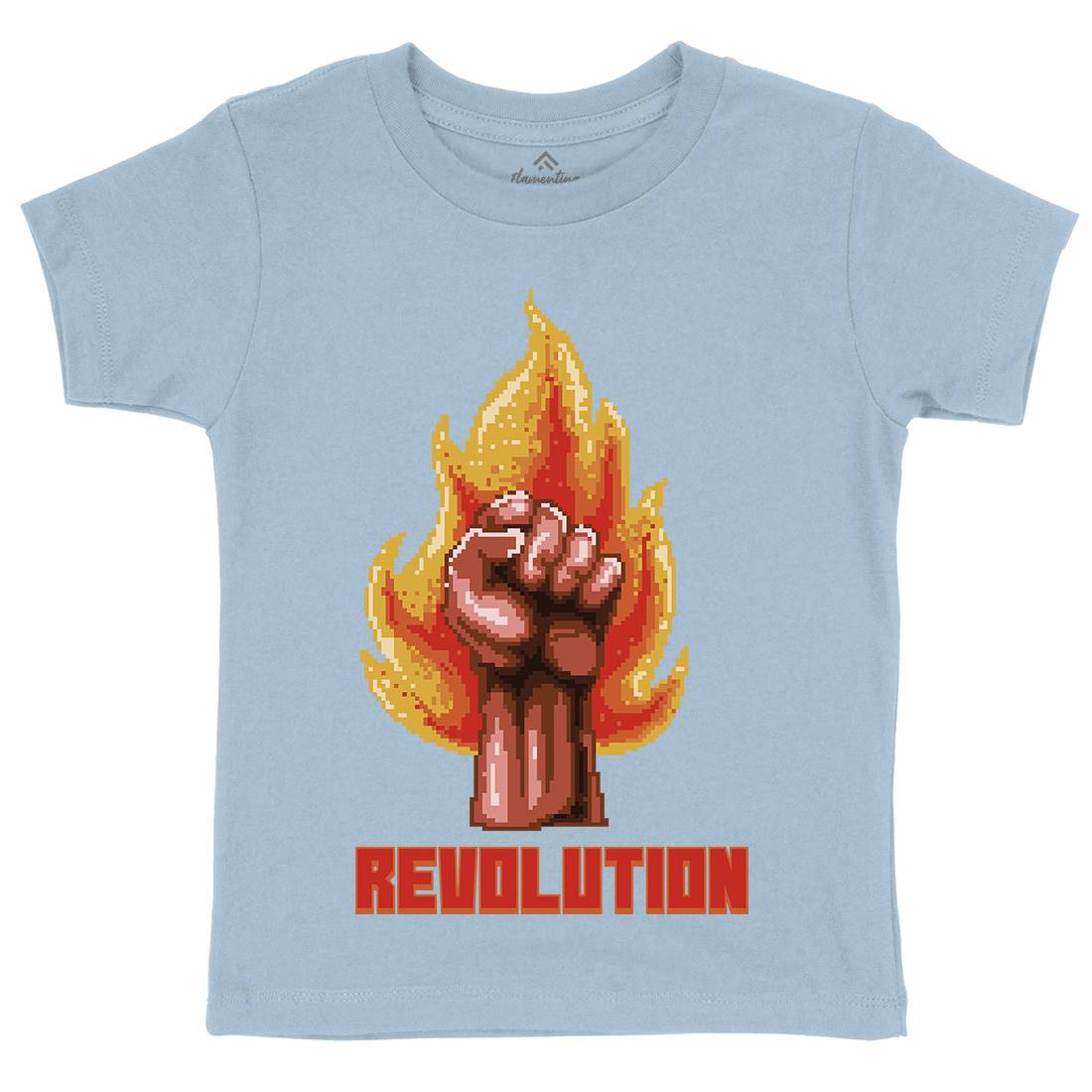 Revolution Kids Organic Crew Neck T-Shirt Illuminati B954