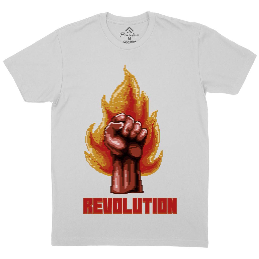 Revolution Mens Crew Neck T-Shirt Illuminati B954