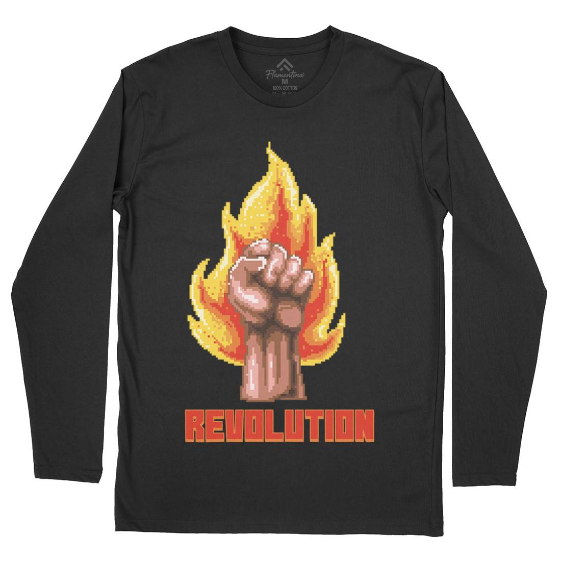 Revolution Mens Long Sleeve T-Shirt Illuminati B954