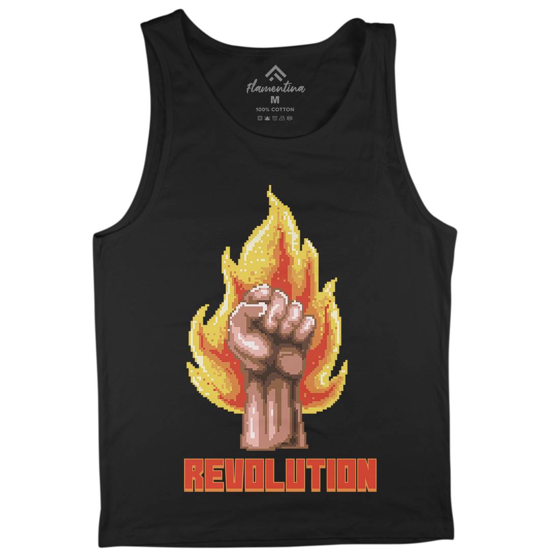 Revolution Mens Tank Top Vest Illuminati B954