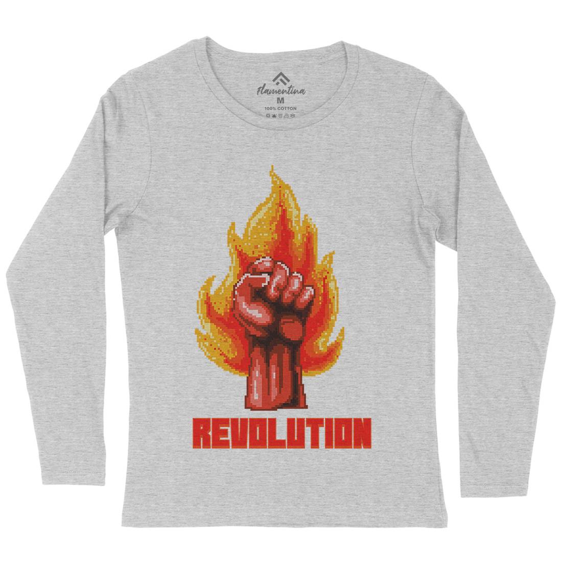 Revolution Womens Long Sleeve T-Shirt Illuminati B954