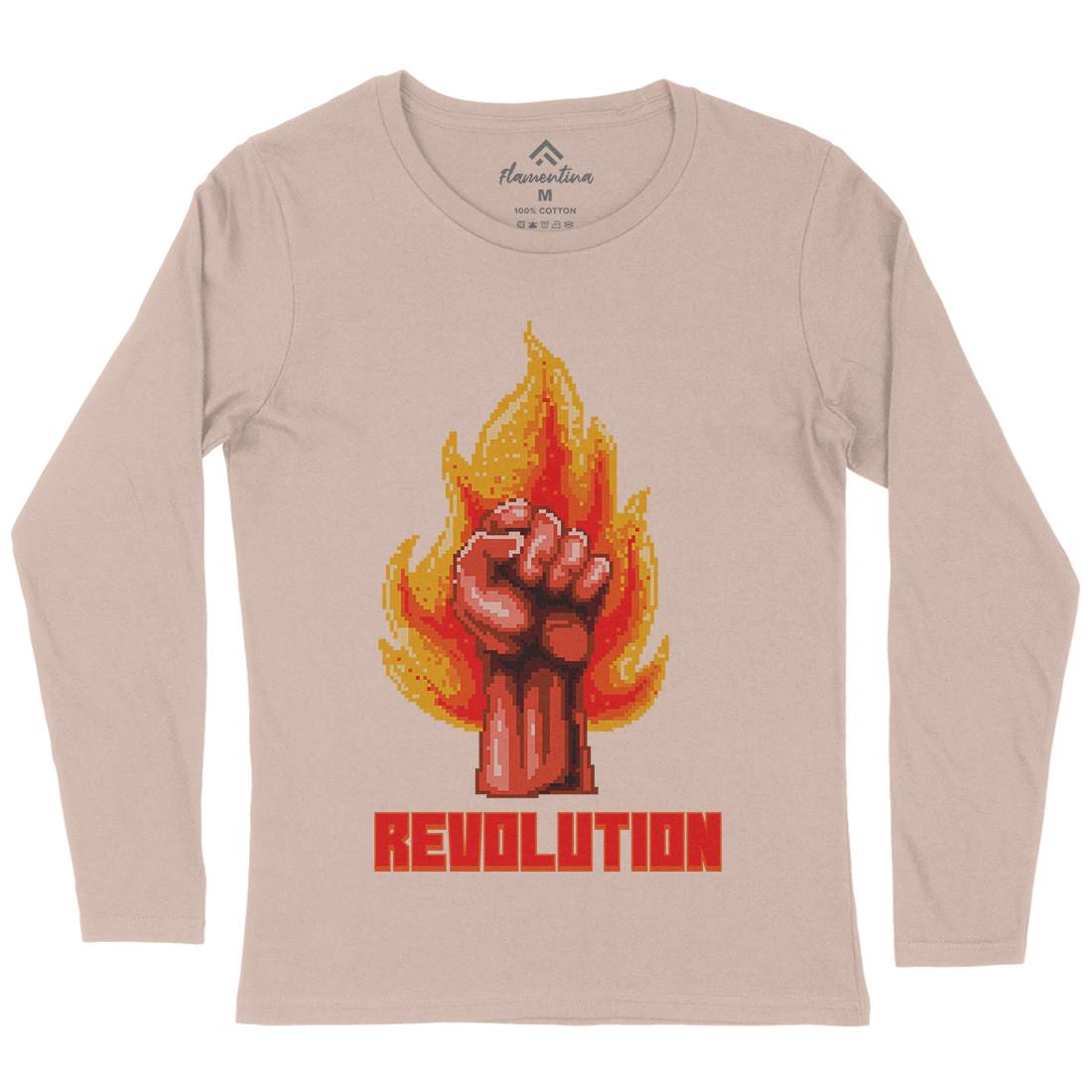 Revolution Womens Long Sleeve T-Shirt Illuminati B954