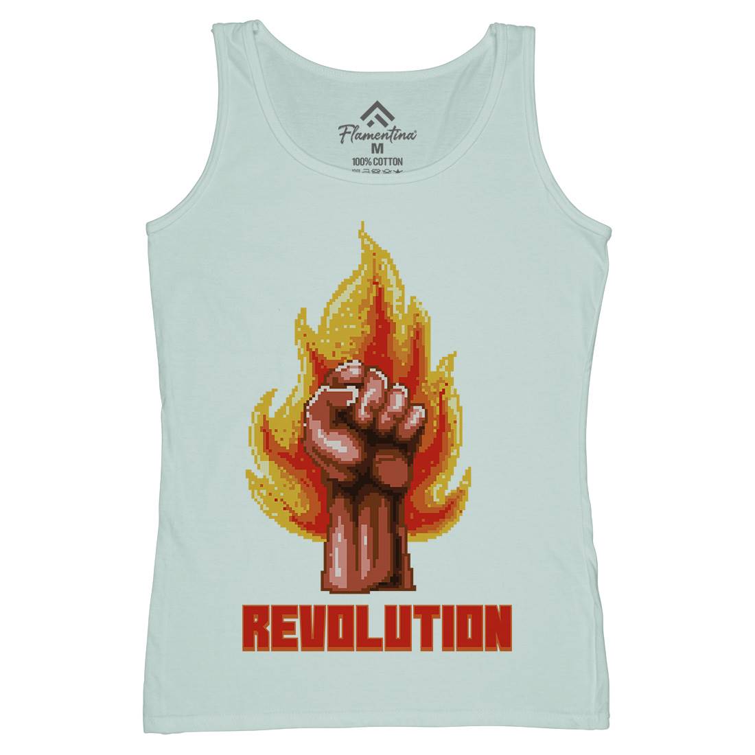 Revolution Womens Organic Tank Top Vest Illuminati B954