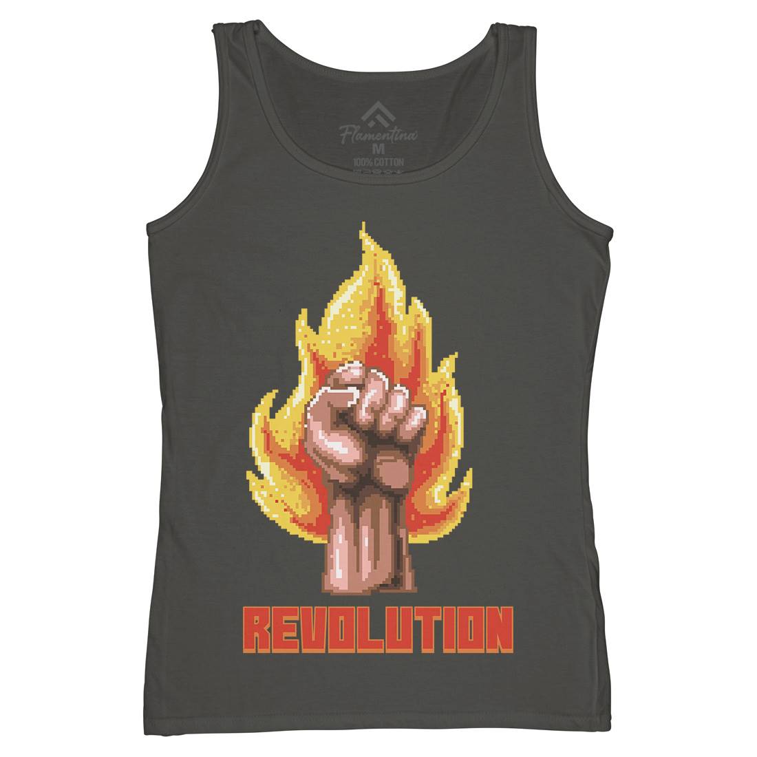 Revolution Womens Organic Tank Top Vest Illuminati B954