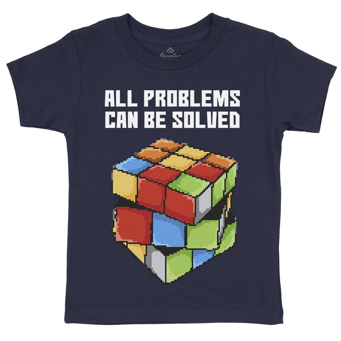 Solving Problems Kids Crew Neck T-Shirt Retro B955