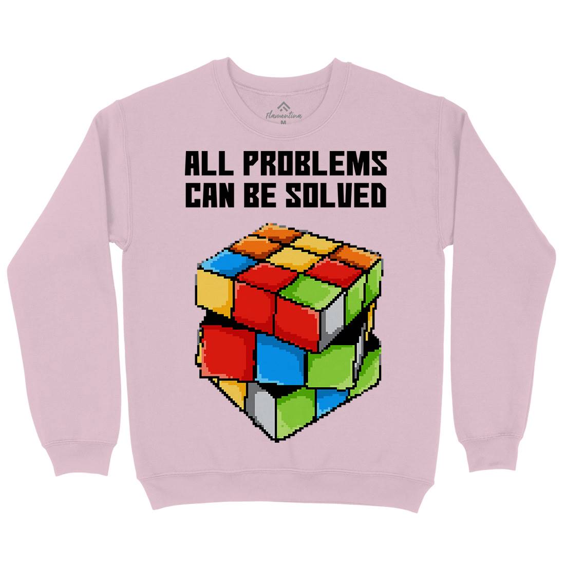 Solving Problems Kids Crew Neck Sweatshirt Retro B955