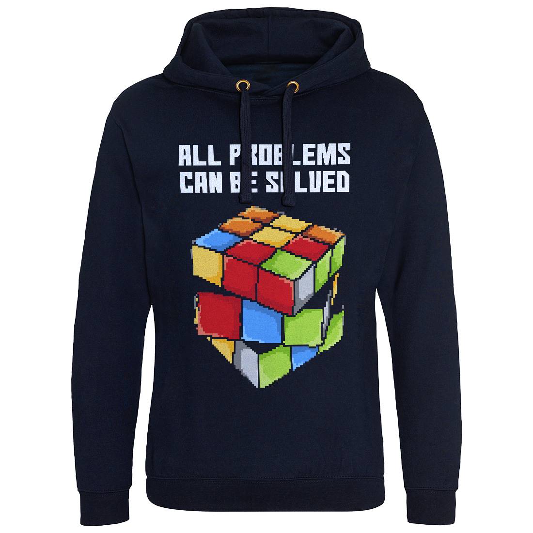 Solving Problems Mens Hoodie Without Pocket Retro B955