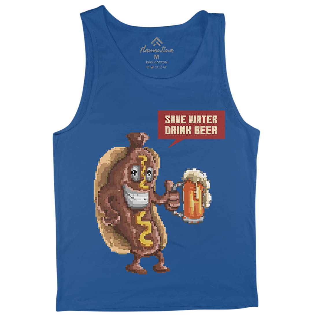 Save Water Drink Beer Mens Tank Top Vest Drinks B956