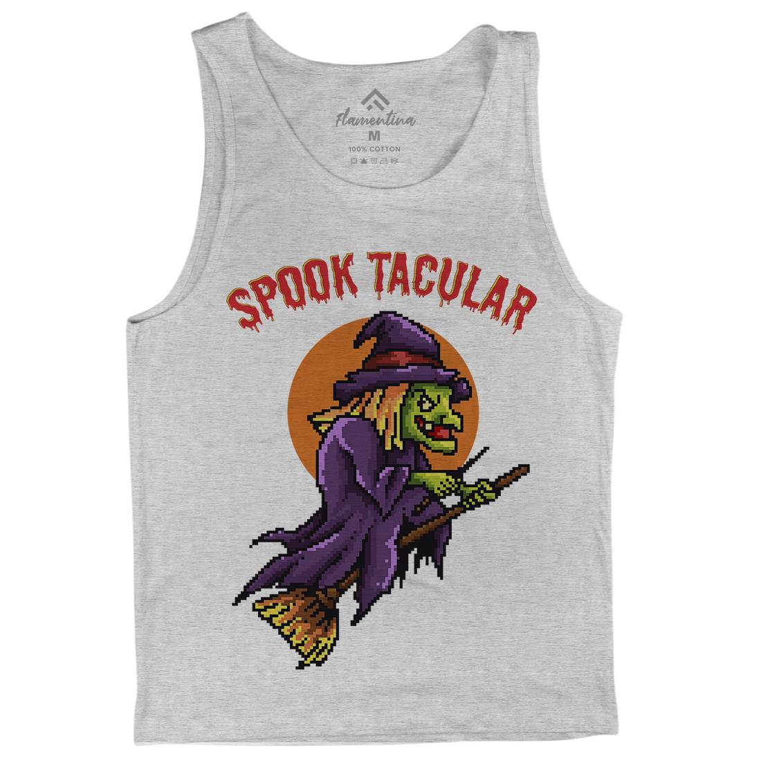 Spooktacular Witch Mens Tank Top Vest Horror B958