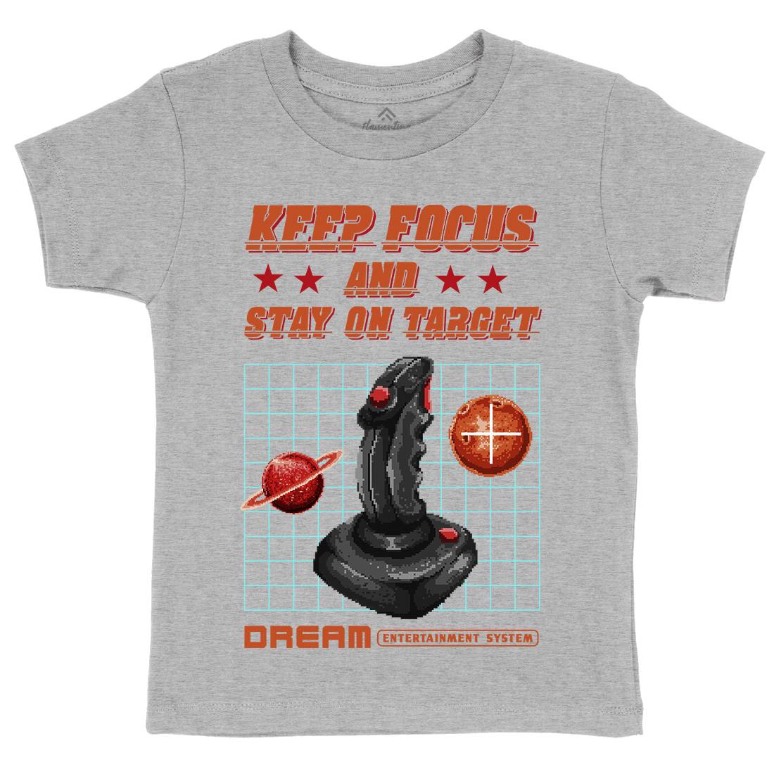 Stay On Target Kids Crew Neck T-Shirt Geek B959