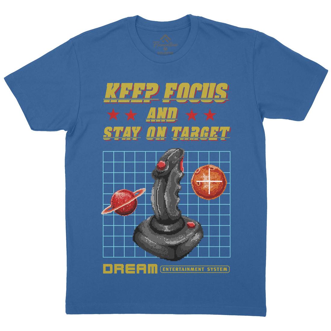 Stay On Target Mens Crew Neck T-Shirt Geek B959