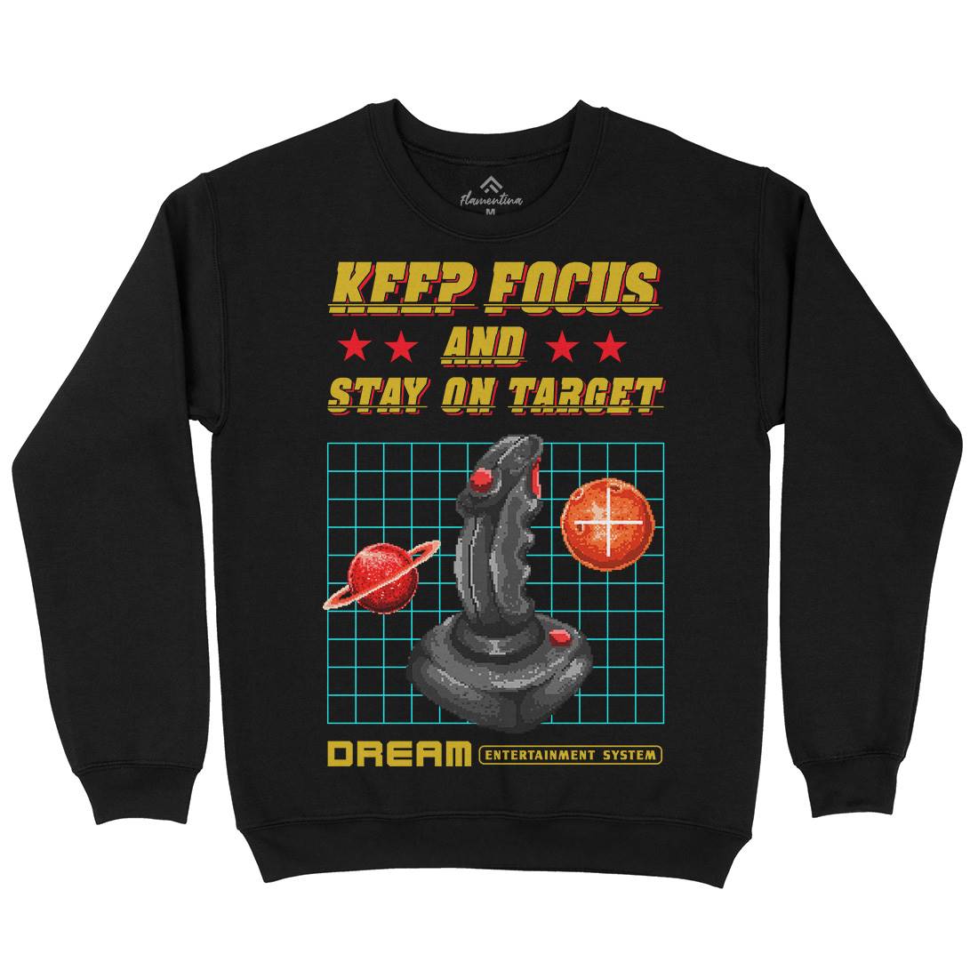 Stay On Target Kids Crew Neck Sweatshirt Geek B959