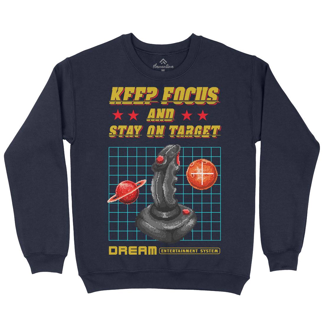 Stay On Target Kids Crew Neck Sweatshirt Geek B959