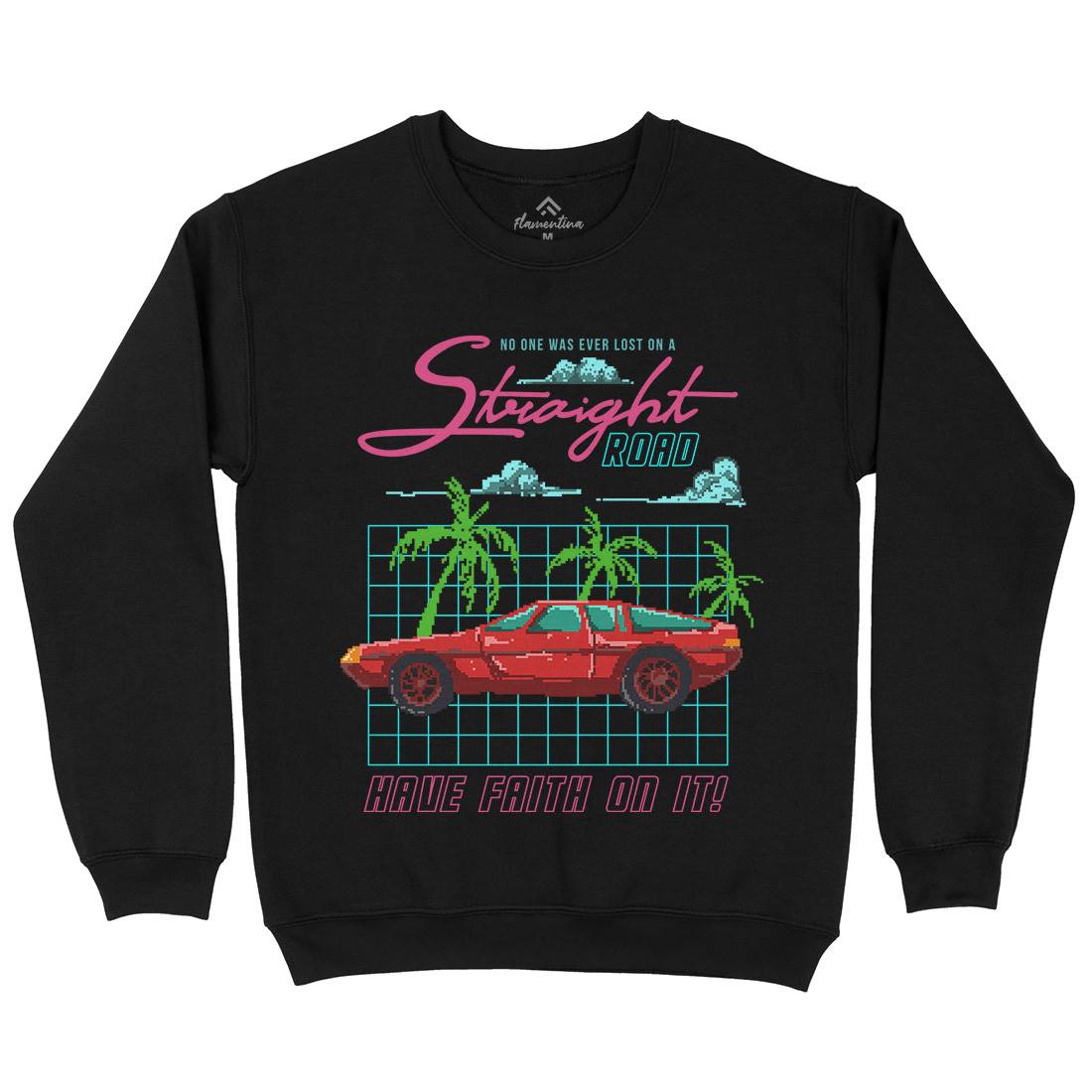 Straight Road Kids Crew Neck Sweatshirt Cars B960